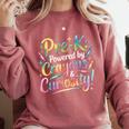 Pre-K Crayons & Curiosity Preschool Teachers Life Tie Dye Comfort Colors Sweatshirt Crimson Pre-K Crayons & Curiosity Preschool Teachers Life Tie Dye Comfort Colors Sweatshirt Crimson