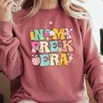 In My Pre-K Era Girl Back To School Cute PreSchool Teacher Comfort Colors Sweatshirt Crimson In My Pre-K Era Girl Back To School Cute PreSchool Teacher Comfort Colors Sweatshirt Crimson