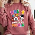 Pre-K Student Teacher Astronaut Space Back To School Comfort Colors Sweatshirt Crimson Pre-K Student Teacher Astronaut Space Back To School Comfort Colors Sweatshirt Crimson