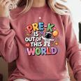 Pre-K Is Out Of This World Space Planets Teacher Comfort Colors Sweatshirt Crimson Pre-K Is Out Of This World Space Planets Teacher Comfort Colors Sweatshirt Crimson