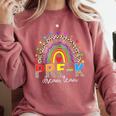 PreK Dream Team Leopard Rainbow Teacher Squad Back To School Comfort Colors Sweatshirt Crimson PreK Dream Team Leopard Rainbow Teacher Squad Back To School Comfort Colors Sweatshirt Crimson