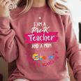 PreK Teacher Mom Shirt Preschool Teacher Mother For Women Comfort Colors Sweatshirt Crimson PreK Teacher Mom Shirt Preschool Teacher Mother For Women Comfort Colors Sweatshirt Crimson