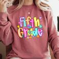 Preppy Fifth Grade Back To School 5th Grade Teacher Girl Boy Comfort Colors Sweatshirt Crimson Preppy Fifth Grade Back To School 5th Grade Teacher Girl Boy Comfort Colors Sweatshirt Crimson