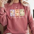 Preppy Goose Teacher Trick Or Teach Halloween Teacher Goose Comfort Colors Sweatshirt Crimson Preppy Goose Teacher Trick Or Teach Halloween Teacher Goose Comfort Colors Sweatshirt Crimson