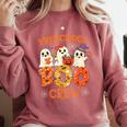 Preschool Boo Crew Halloween Costume For Teacher Kids Comfort Colors Sweatshirt Crimson Preschool Boo Crew Halloween Costume For Teacher Kids Comfort Colors Sweatshirt Crimson