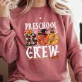 Preschool Boo Crew Teacher Halloween Comfort Colors Sweatshirt Crimson Preschool Boo Crew Teacher Halloween Comfort Colors Sweatshirt Crimson