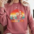 Preschool Panda Back To School Teacher Student Comfort Colors Sweatshirt Crimson Preschool Panda Back To School Teacher Student Comfort Colors Sweatshirt Crimson