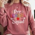 Preschool Squad Preschool Teacher Student Comfort Colors Sweatshirt Crimson Preschool Squad Preschool Teacher Student Comfort Colors Sweatshirt Crimson
