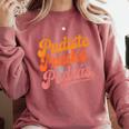 Pudiste Puedes Podras Maestra Spanish Teacher Comfort Colors Sweatshirt Crimson Pudiste Puedes Podras Maestra Spanish Teacher Comfort Colors Sweatshirt Crimson