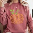 Pumpkin Music Notes Fall Teacher Autumn Halloween Comfort Colors Sweatshirt Crimson Pumpkin Music Notes Fall Teacher Autumn Halloween Comfort Colors Sweatshirt Crimson