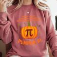 Pumpkin Pie Pi Math Teacher Shirt Halloween Men Adult Comfort Colors Sweatshirt Crimson