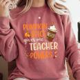 Pumpkin Spice Gives Me Teacher Powers Fall Thanksgiving Men Women Comfort Colors Sweatshirt Crimson Pumpkin Spice Gives Me Teacher Powers Fall Thanksgiving Men Women Comfort Colors Sweatshirt Crimson