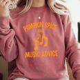Pumpkin Spice And Music Advice Music Teacher Halloween Comfort Colors Sweatshirt Crimson Pumpkin Spice And Music Advice Music Teacher Halloween Comfort Colors Sweatshirt Crimson