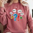 Punctuation Marks Wait What I Agree Stop English Teacher Comfort Colors Sweatshirt Crimson Punctuation Marks Wait What I Agree Stop English Teacher Comfort Colors Sweatshirt Crimson