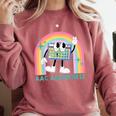 Rainbow AAC Awareness Month SPED Teacher SLP Communication Comfort Colors Sweatshirt Crimson Rainbow AAC Awareness Month SPED Teacher SLP Communication Comfort Colors Sweatshirt Crimson