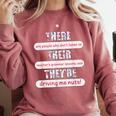 There Their They'Re Teacher English Grammar Police Comfort Colors Sweatshirt Crimson There Their They'Re Teacher English Grammar Police Comfort Colors Sweatshirt Crimson