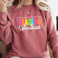 Reading Specialist Back To School Reading Teacher Comfort Colors Sweatshirt Crimson Reading Specialist Back To School Reading Teacher Comfort Colors Sweatshirt Crimson