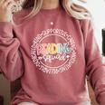 Reading Squad Teacher Reader Librarian Interventionist Team Comfort Colors Sweatshirt Crimson