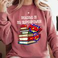Reading Is My Super Power Superhero Best English Teacher Comfort Colors Sweatshirt Crimson Reading Is My Super Power Superhero Best English Teacher Comfort Colors Sweatshirt Crimson