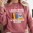 I Rescue Books Trapped In The Bookstore Book Teacher For Men Women Comfort Colors Sweatshirt Crimson I Rescue Books Trapped In The Bookstore Book Teacher For Men Women Comfort Colors Sweatshirt Crimson