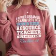 Resource Teacher Tshirt Men Women Comfort Colors Sweatshirt Crimson Resource Teacher Tshirt Men Women Comfort Colors Sweatshirt Crimson