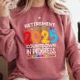 Retirement Class Of 2025 Teacher Countdown Loading Teacher Comfort Colors Sweatshirt Crimson Retirement Class Of 2025 Teacher Countdown Loading Teacher Comfort Colors Sweatshirt Crimson