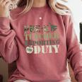 Retro Back To School Women Old Camo Pre-K Teacher Comfort Colors Sweatshirt Crimson Retro Back To School Women Old Camo Pre-K Teacher Comfort Colors Sweatshirt Crimson