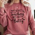 Retro The Best Teachers Are A Bit Batty Halloween Teacher Comfort Colors Sweatshirt Crimson Retro The Best Teachers Are A Bit Batty Halloween Teacher Comfort Colors Sweatshirt Crimson