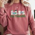 Retro Christmas Snowman FCS Teacher Family Consumer Science Comfort Colors Sweatshirt Crimson Retro Christmas Snowman FCS Teacher Family Consumer Science Comfort Colors Sweatshirt Crimson