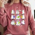 Retro Halloween Science Teacher Ghost Laboratory Teacher Comfort Colors Sweatshirt Crimson Retro Halloween Science Teacher Ghost Laboratory Teacher Comfort Colors Sweatshirt Crimson