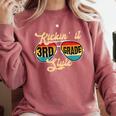 Retro Kickin It 3rd Grade Style Teacher Back To School Men Women Comfort Colors Sweatshirt Crimson Retro Kickin It 3rd Grade Style Teacher Back To School Men Women Comfort Colors Sweatshirt Crimson