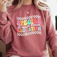 Retro Special Education Squad Groovy Dream Team SPED Teacher Comfort Colors Sweatshirt Crimson Retro Special Education Squad Groovy Dream Team SPED Teacher Comfort Colors Sweatshirt Crimson