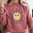 Retro Third Grade Teacher Student 1st Day Back To School Comfort Colors Sweatshirt Crimson Retro Third Grade Teacher Student 1st Day Back To School Comfort Colors Sweatshirt Crimson