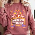 Ringmaster Teacher Circus Party Ringmaster Carnival Comfort Colors Sweatshirt Crimson Ringmaster Teacher Circus Party Ringmaster Carnival Comfort Colors Sweatshirt Crimson