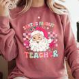 Santa Favorite Teacher Shirt Teacher Christmas Comfort Colors Sweatshirt Crimson Santa Favorite Teacher Shirt Teacher Christmas Comfort Colors Sweatshirt Crimson