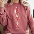 Santa Yoga Poses For Yogi Teacher Christmas Yoga Poses Comfort Colors Sweatshirt Crimson Santa Yoga Poses For Yogi Teacher Christmas Yoga Poses Comfort Colors Sweatshirt Crimson