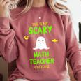 Scary Math Teacher Costume Halloween Lazy Easy Christmas Comfort Colors Sweatshirt Crimson Scary Math Teacher Costume Halloween Lazy Easy Christmas Comfort Colors Sweatshirt Crimson
