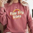 School Bus Trip Vibes Students Teachers Students Field Trip For Men Women Kids Comfort Colors Sweatshirt Crimson School Bus Trip Vibes Students Teachers Students Field Trip For Men Women Kids Comfort Colors Sweatshirt Crimson
