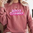 School Counselor Back To School Teacher Life Comfort Colors Sweatshirt Crimson School Counselor Back To School Teacher Life Comfort Colors Sweatshirt Crimson