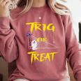 School Math Teacher Halloween 2022 Trig Or Treat Shirt Comfort Colors Sweatshirt Crimson School Math Teacher Halloween 2022 Trig Or Treat Shirt Comfort Colors Sweatshirt Crimson