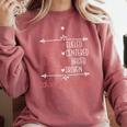 School Psychologist Coffee Student Teacher Psychology Men Women Comfort Colors Sweatshirt Crimson