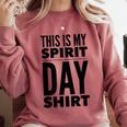 School Teacher Spirit Day Costume For Men Women Comfort Colors Sweatshirt Crimson