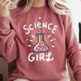 Science Girl Chemistry Biology Student Teacher Comfort Colors Sweatshirt Crimson Science Girl Chemistry Biology Student Teacher Comfort Colors Sweatshirt Crimson