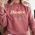 Science Of Reading Teacher Phonics Is My Love Language Comfort Colors Sweatshirt Crimson Science Of Reading Teacher Phonics Is My Love Language Comfort Colors Sweatshirt Crimson