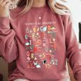 Science Teacher Alphabet Science Is All Around Us Teacher Comfort Colors Sweatshirt Crimson Science Teacher Alphabet Science Is All Around Us Teacher Comfort Colors Sweatshirt Crimson