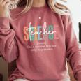 Science Teacher Definition For Women & Men Comfort Colors Sweatshirt Crimson Science Teacher Definition For Women & Men Comfort Colors Sweatshirt Crimson