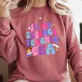 In My Science Teacher Era Teacher Comfort Colors Sweatshirt Crimson