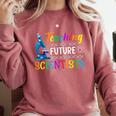 Science Teacher Teaching Future Scientists School Instructor Comfort Colors Sweatshirt Crimson Science Teacher Teaching Future Scientists School Instructor Comfort Colors Sweatshirt Crimson