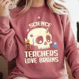 Science Teachers Love Brains Teachers Halloween Comfort Colors Sweatshirt Crimson Science Teachers Love Brains Teachers Halloween Comfort Colors Sweatshirt Crimson