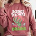 Science Teachers Love Brains Shirt Men Women Halloween Comfort Colors Sweatshirt Crimson Science Teachers Love Brains Shirt Men Women Halloween Comfort Colors Sweatshirt Crimson